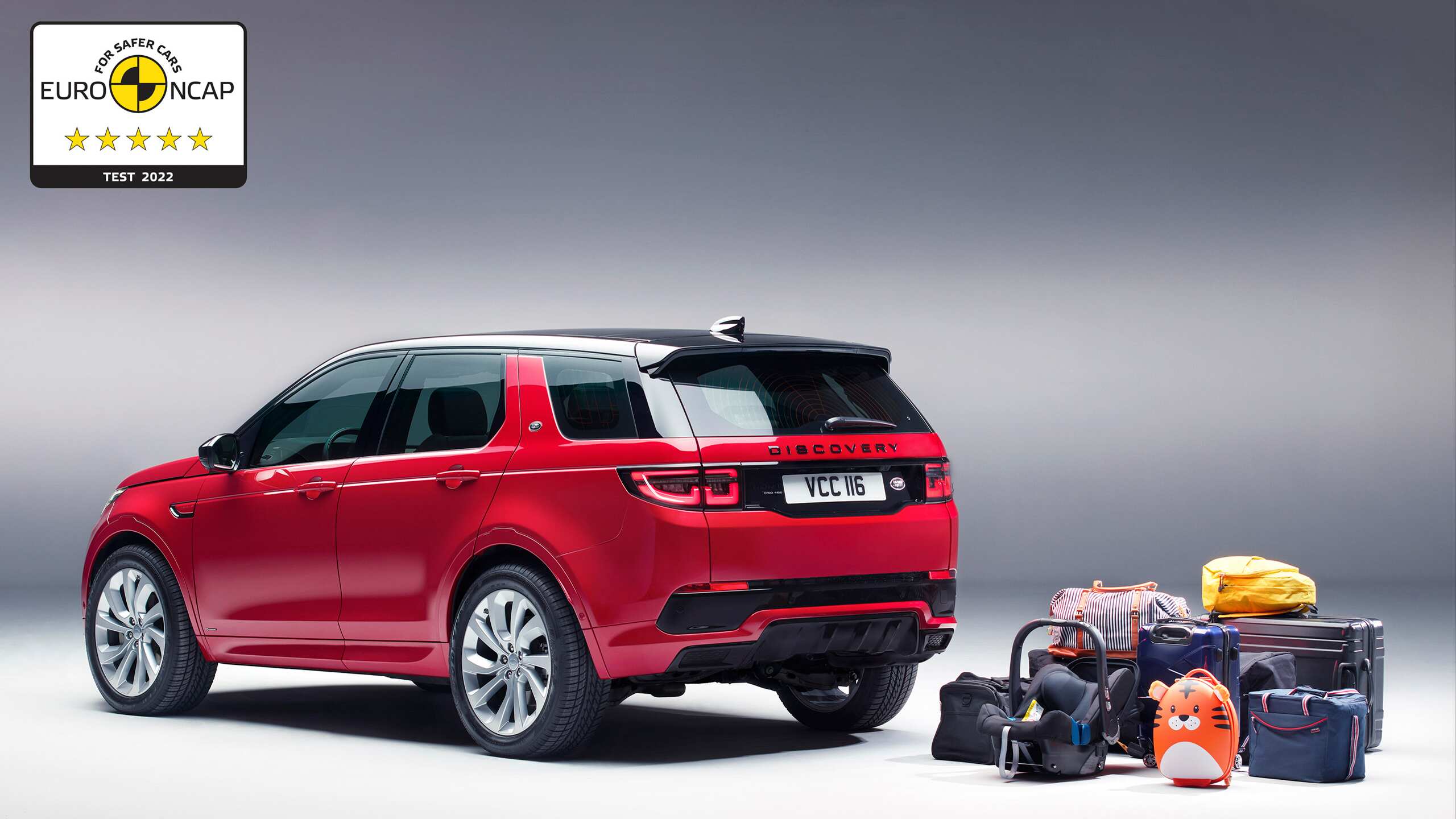 Discovery Sport behaalt opnieuw 5 sterren in Euro NCAP.